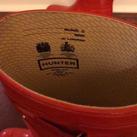 HUNTER-Women's Original Tall Glossy Rain Boots - Picture 7 of 7